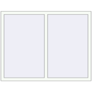 Вікна 1450x1117 мм REHAU Euro 60 Білий (RAL 9016) з двох сторін