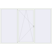 Altest Pony 375 3280x2260 мм RAL 9016 Traffic white з двох сторін