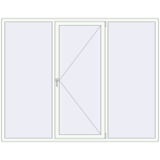 Вікна 2300x1800 мм REHAU Euro 70 Білий (RAL 9016) з двох сторін