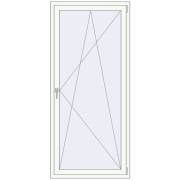 REHAU SYNEGO MD 900x1950 мм Білий (RAL 9016) з двох сторін