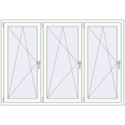 REHAU Brillant-Design 1870x1300 мм Білий (RAL 9016) з двох сторін REHAU Brillant-Design 1870x1300 мм Білий (RAL 9016) з двох сторін