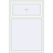 REHAU Brillant-Design 1000x1500 мм Білий (RAL 9016) з двох сторін