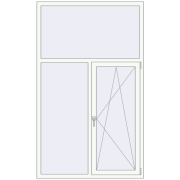 REHAU Euro 70 1300x2150 мм REHAU Euro 70 1300x2150 мм