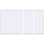 Вікна 3000x1700 мм REHAU Euro 60 Білий (RAL 9016) з двох сторін