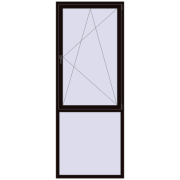 REHAU SYNEGO MD 1000x2600 мм BLACK_BROWN з двох сторін