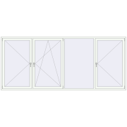 REHAU Euro 60 3500x1500 мм