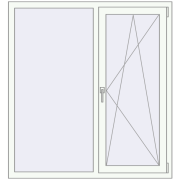 REHAU Euro 70 1300x1400 мм