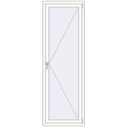 REHAU Euro 70 700x2100 мм Білий (RAL 9016) з двох сторін
