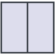 REHAU Euro 70 1800x1730 мм ANTHRACITE_GREY_STRUKTURAL з двох сторін