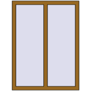 REHAU Euro 60 900x1200 мм LIGHT_OAK з двох сторін REHAU Euro 60 900x1200 мм LIGHT_OAK з двох сторін