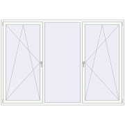 REHAU Euro 70 2600x1800 мм