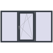 REHAU SYNEGO MD 1800x1100 мм ANTHRACITE_GREY_STRUKTURAL з двох сторін REHAU SYNEGO MD 1800x1100 мм ANTHRACITE_GREY_STRUKTURAL з двох сторін