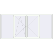 Вікна 3000x1400 мм Altest Pony 375