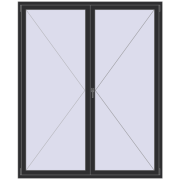 REHAU SYNEGO MD 1800x2200 мм ANTHRACITE_GREY_GLATT з двох сторін REHAU SYNEGO MD 1800x2200 мм ANTHRACITE_GREY_GLATT з двох сторін