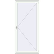 REHAU Euro 70 1000x2200 мм Білий (RAL 9016) з двох сторін