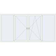 REHAU Euro 70 3150x1600 мм REHAU Euro 70 3150x1600 мм