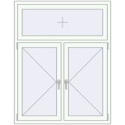 Вікна 1220x1550 мм REHAU Euro 70