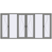 Altest Pony 375 3000x1500 мм RAL 9007 Grey aluminium з двох сторін Altest Pony 375 3000x1500 мм RAL 9007 Grey aluminium з двох сторін