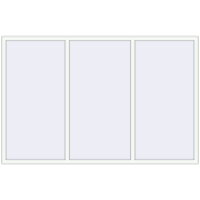 REHAU Euro 60 2530x1640 мм Білий (RAL 9016) з двох сторін