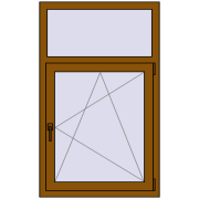 REHAU SYNEGO MD 800x1300 мм GOLDEN OAK з двох сторін REHAU SYNEGO MD 800x1300 мм GOLDEN OAK з двох сторін