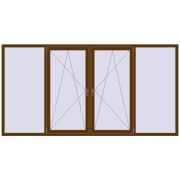 REHAU Euro 60 3000x1550 мм WALNUT з двох сторін REHAU Euro 60 3000x1550 мм WALNUT з двох сторін