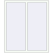 REHAU Euro 70 1200x1350 мм Білий (RAL 9016) з двох сторін