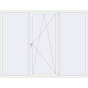 REHAU SYNEGO MD 2600x2000 мм Білий (RAL 9016) з двох сторін