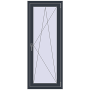 Вікна 600x1500 мм REHAU SYNEGO MD