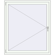REHAU SYNEGO MD 1200x1400 мм Білий (RAL 9016) з двох сторін