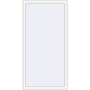 REHAU SYNEGO MD 920x1800 мм Білий (RAL 9016) з двох сторін