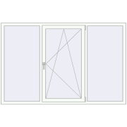 REHAU Brillant-Design 2080x1360 мм Білий (RAL 9016) з двох сторін REHAU Brillant-Design 2080x1360 мм Білий (RAL 9016) з двох сторін