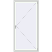 REHAU SYNEGO MD 1000x2100 мм Білий (RAL 9016) з двох сторін
