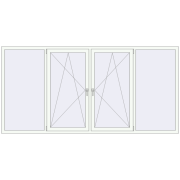 Вікна 2920x1440 мм REHAU Euro 70