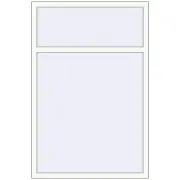 REHAU Euro 70 1100x1660 мм Білий (RAL 9016) з двох сторін REHAU Euro 70 1100x1660 мм Білий (RAL 9016) з двох сторін