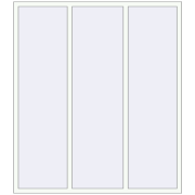 Вікна 1800x2050 мм Altest Pony 375 RAL 9016 Traffic white з двох сторін