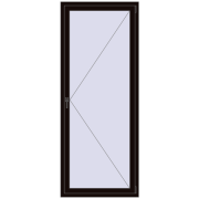 REHAU Euro 70 880x2200 мм BLACK_BROWN з двох сторін