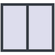 REHAU Euro 60 1040x940 мм ANTHRACITE_GREY_STRUKTURAL з двох сторін