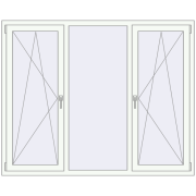 REHAU Euro 70 1800x1450 мм