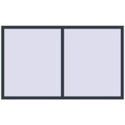 REHAU Euro 60 2000x1200 мм ANTHRACITE_GREY_STRUKTURAL з двох сторін