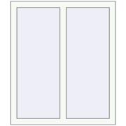 REHAU Brillant-Design 900x1000 мм Білий (RAL 9016) з двох сторін