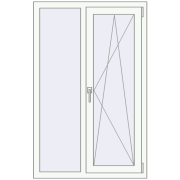 REHAU Euro 70 900x1400 мм
