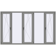 Altest Pony 375 2500x1500 мм RAL 9007 Grey aluminium з двох сторін Altest Pony 375 2500x1500 мм RAL 9007 Grey aluminium з двох сторін