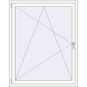 REHAU SYNEGO MD 1210x1515 мм Білий (RAL 9016) з двох сторін