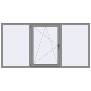 Altest Pony 375 2400x1200 мм RAL 9007 Grey aluminium з двох сторін