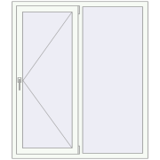 REHAU Euro 60 1300x1500 мм REHAU Euro 60 1300x1500 мм