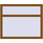 REHAU Brillant-Design 1150x940 мм GOLDEN OAK з двох сторін