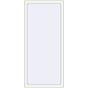 REHAU Euro 70 790x1687 мм Білий (RAL 9016) з двох сторін