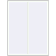 REHAU SYNEGO MD 1400x1900 мм Білий (RAL 9016) з двох сторін