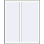 Вікна 1100x1350 мм REHAU Euro 70 Білий (RAL 9016) з двох сторін