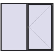 Вікна 2300x2100 мм REHAU Brillant-Design Вікна 2300x2100 мм REHAU Brillant-Design